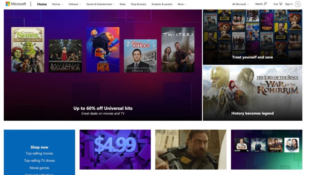 Movies & TV Store