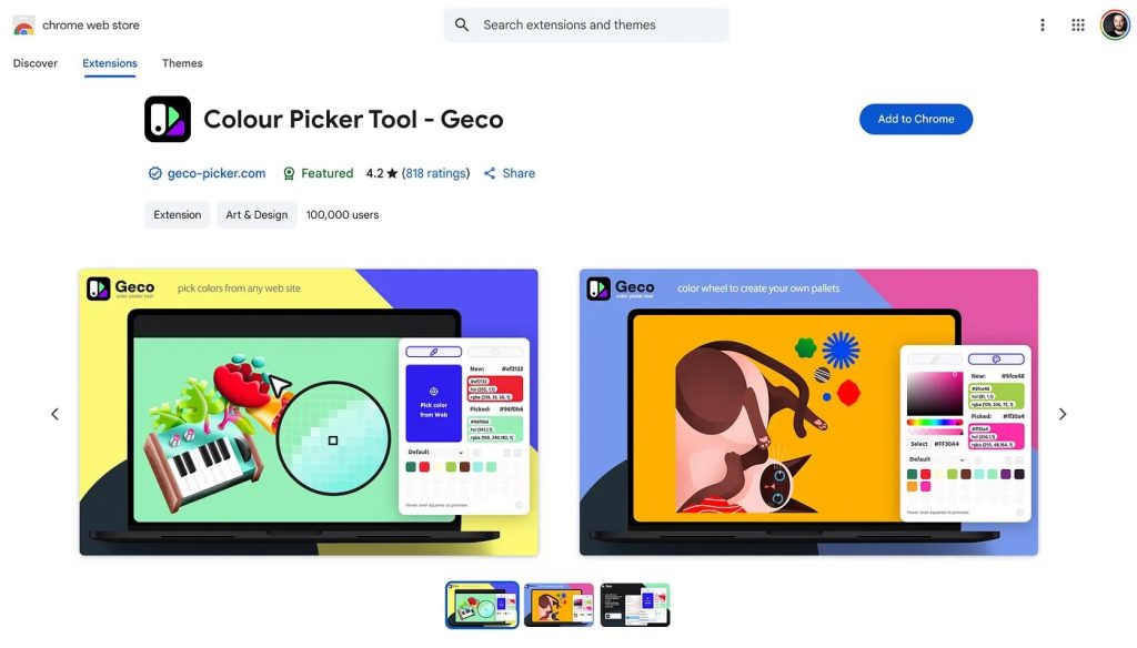 Color Picker, Eyedropper — Geco colorpick