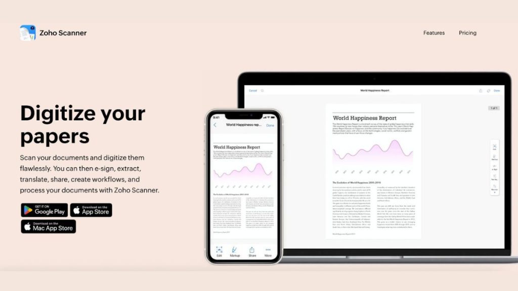 Zoho Scanner