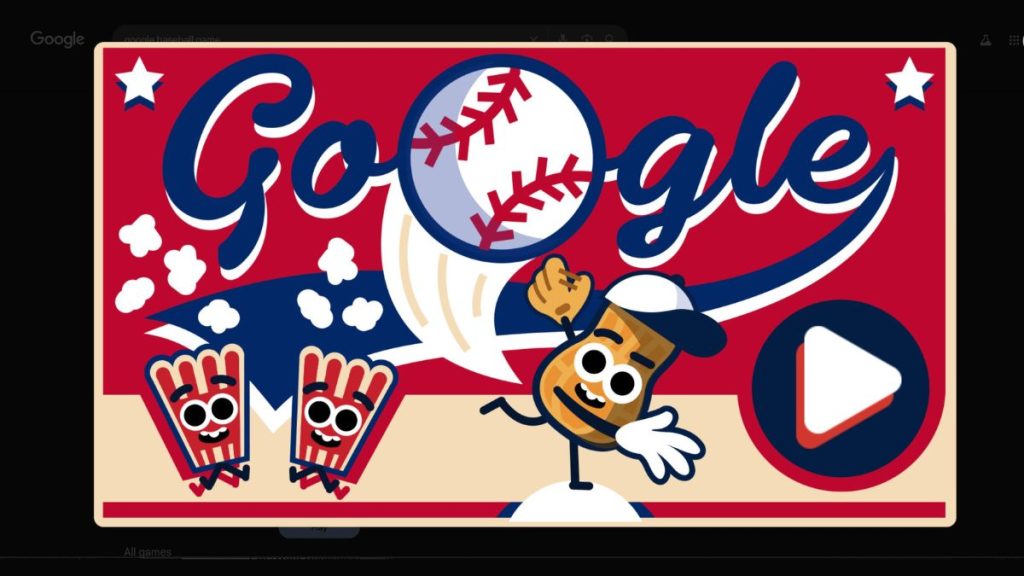 Google Baseball Doodle