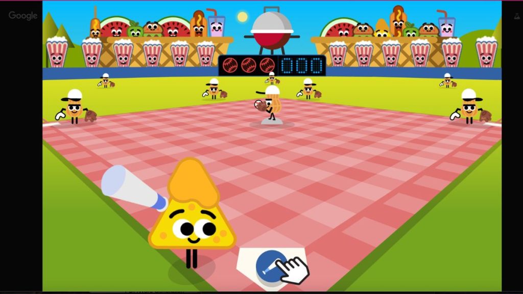 Google Baseball Doodle