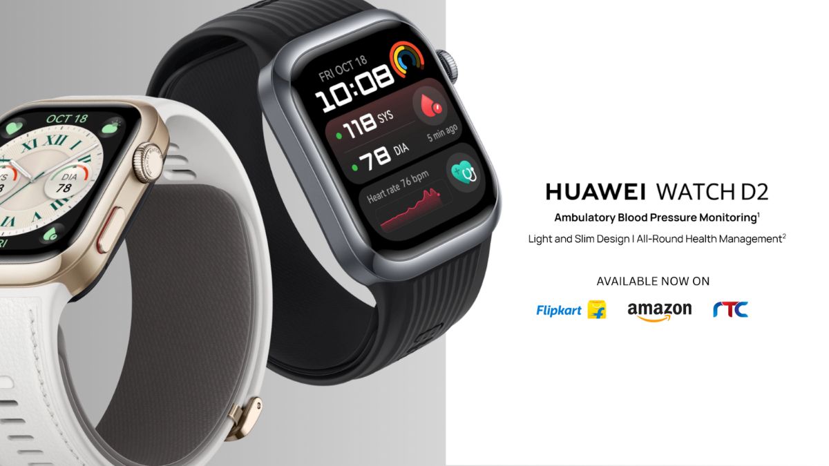 HUAWEI WATCH D2 Launches in India with Medical-Grade Blood Pressure Monitoring