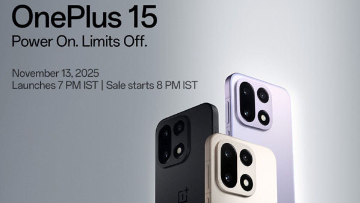 OnePlus 15 India Launch Confirmed for November 13