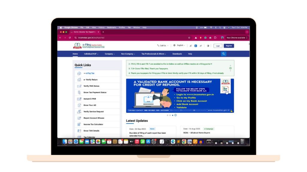 Security Flaw in India's Income Tax Portal