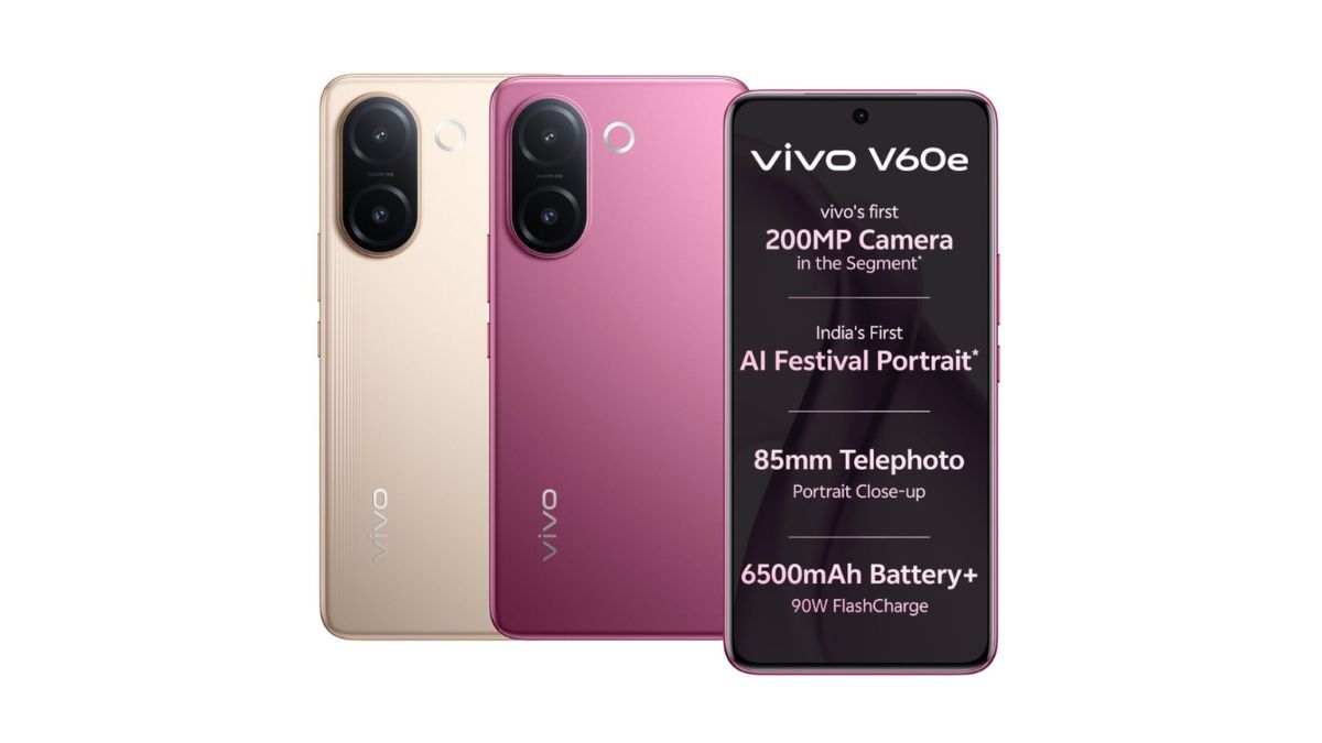 vivo V60e with 6.77-inch 120Hz AMOLED Display and 200MP Camera Launched in India