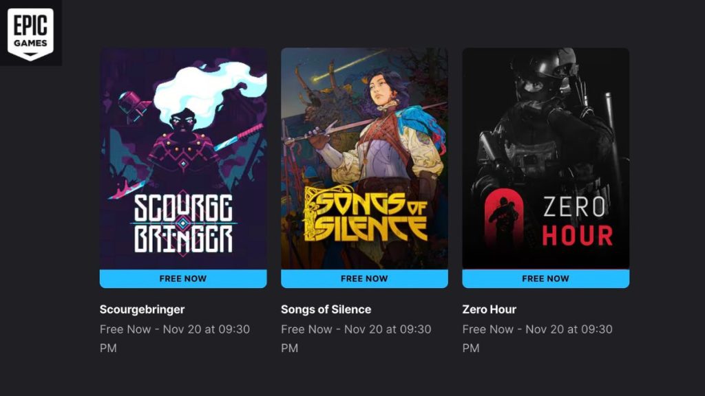 Epic Games Store Free Games