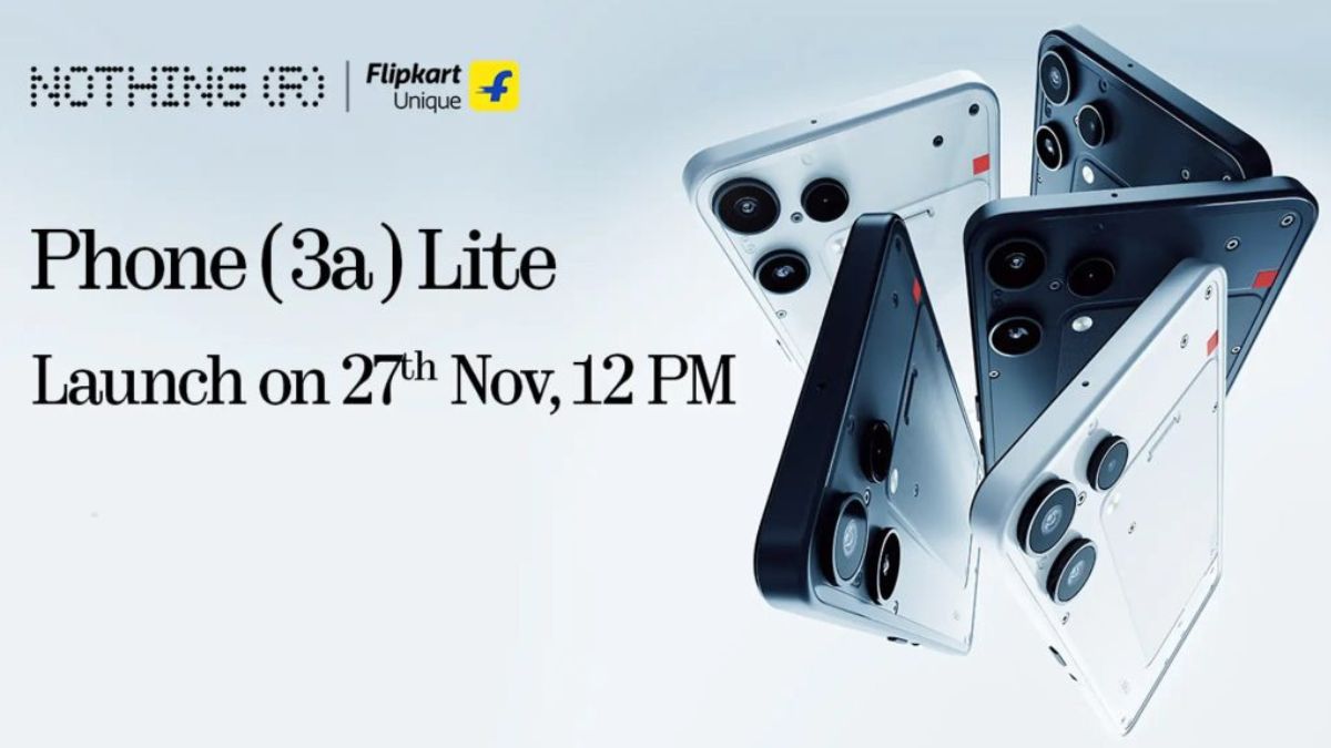 Nothing Phone (3a) Lite to Launch in India on November 27