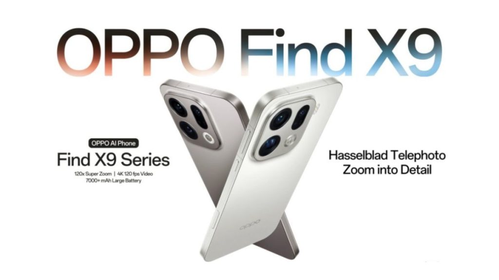 OPPO Find X9 and Find X9 Pro