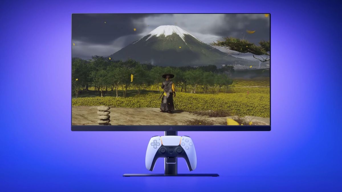 Sony unveils 240Hz PlayStation monitor with DualSense charging hook