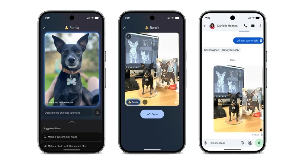 Remix any photo right inside Google Messages