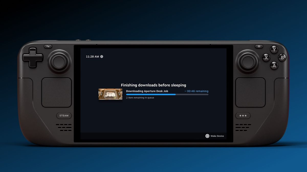 Steam Deck Now Lets You Download Games with the Screen Off