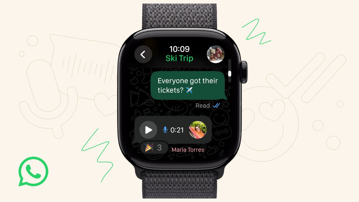 WhatsApp Officially Launches Its Apple Watch App with Voice Messages, Reactions, and More