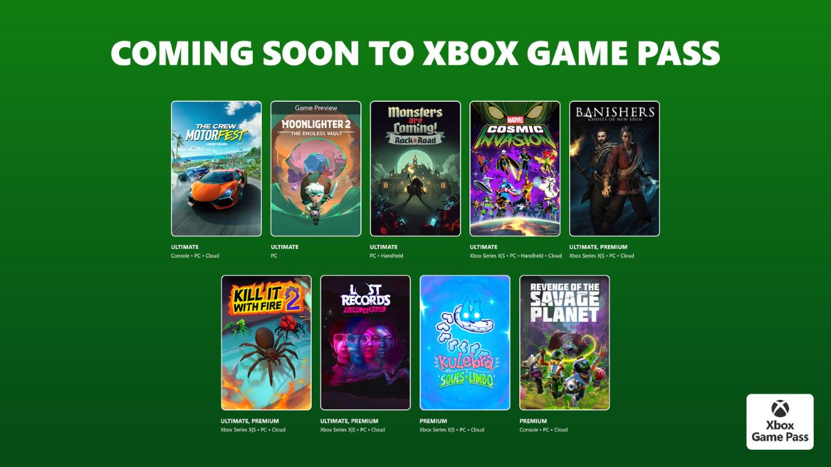 Xbox Game Pass adds Fortnite Crew, The Crew Motorfest, Moonlighter 2, and more