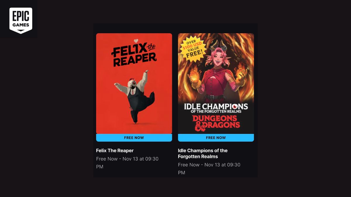 This Week’s Free Games on Epic Games Store: Felix the Reaper and Idle Champions of the Forgotten Realms