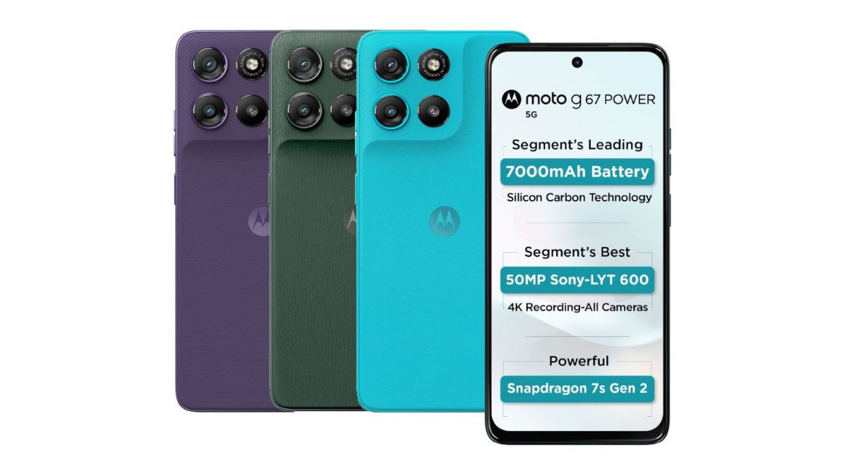 Moto G67 Power 5G with 6.7-inch 120Hz display and 7000mAh battery Launched in India