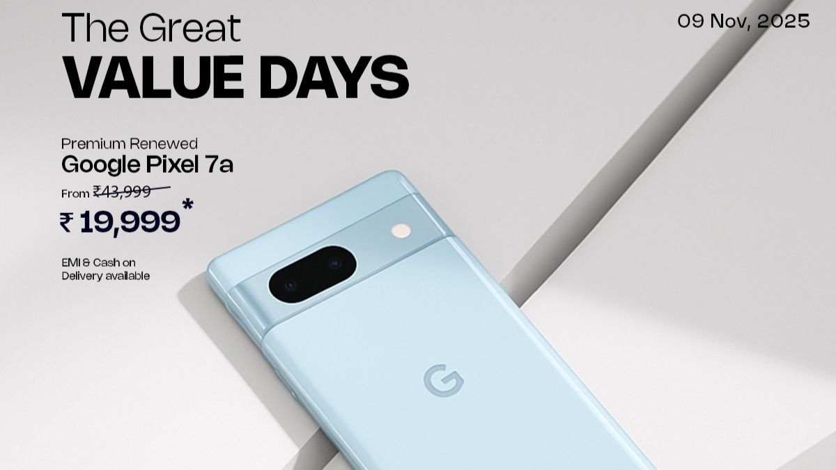 ControlZ to Offer Renewed Google Pixel 7a at Rs. 19,999 in Upcoming Flash Sale
