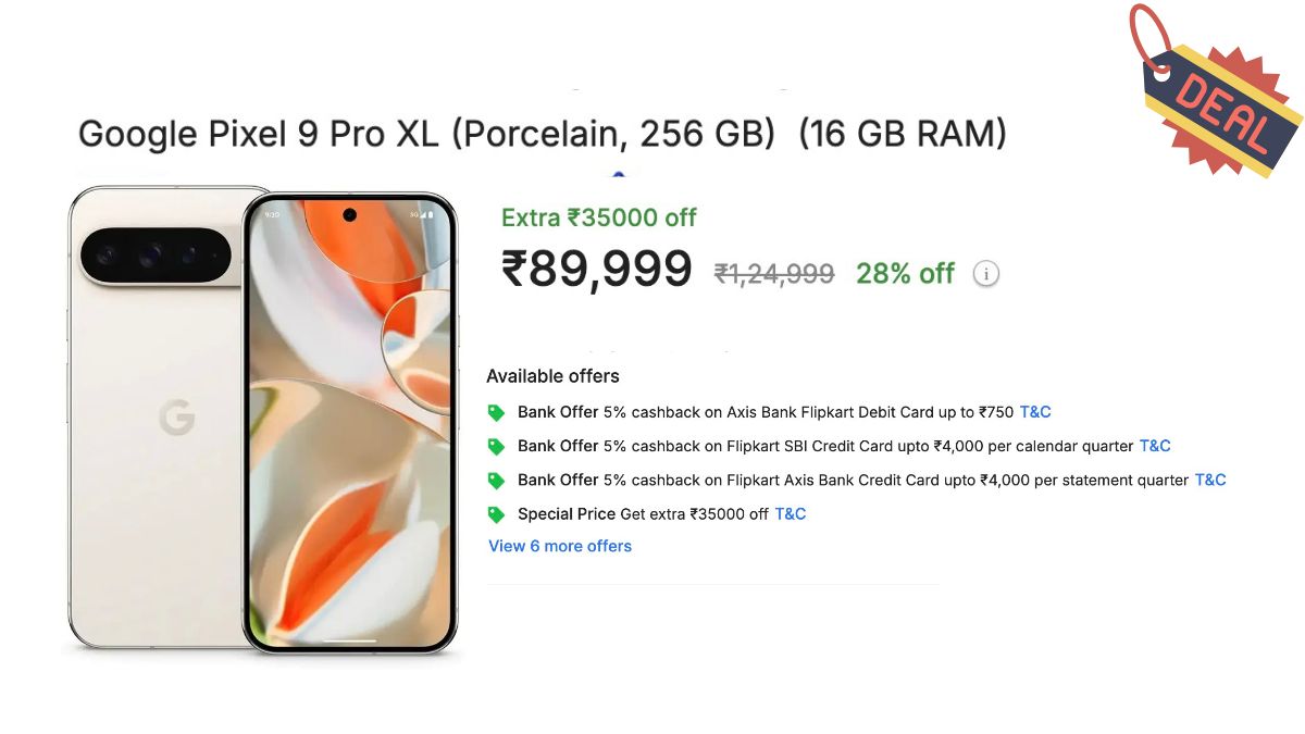 Google Pixel 9 Pro XL Gets Massive Price Cut on Flipkart