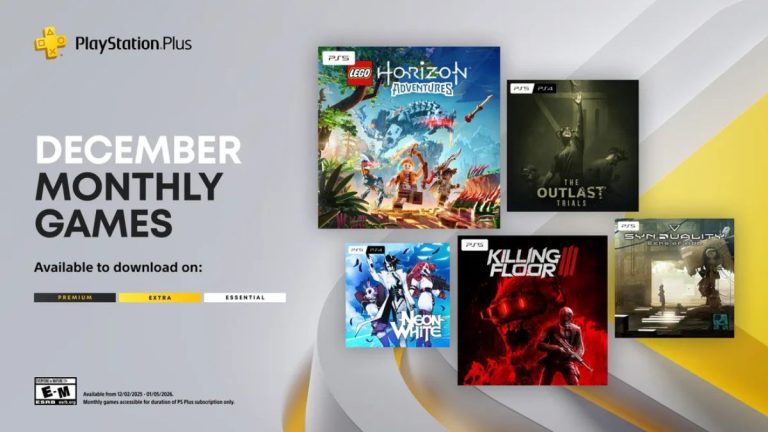PlayStation Plus December 2025 Lineup Brings Horror, Speed, and a Surprise Variety Boost