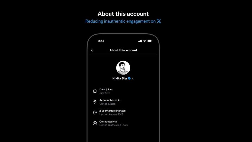 X About This Account