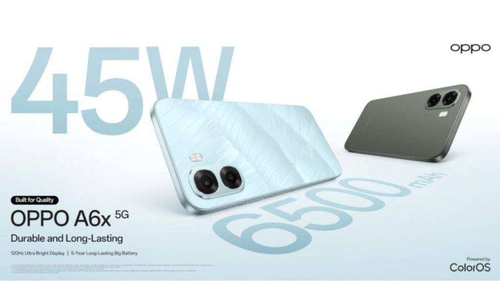 OPPO A6x 5G