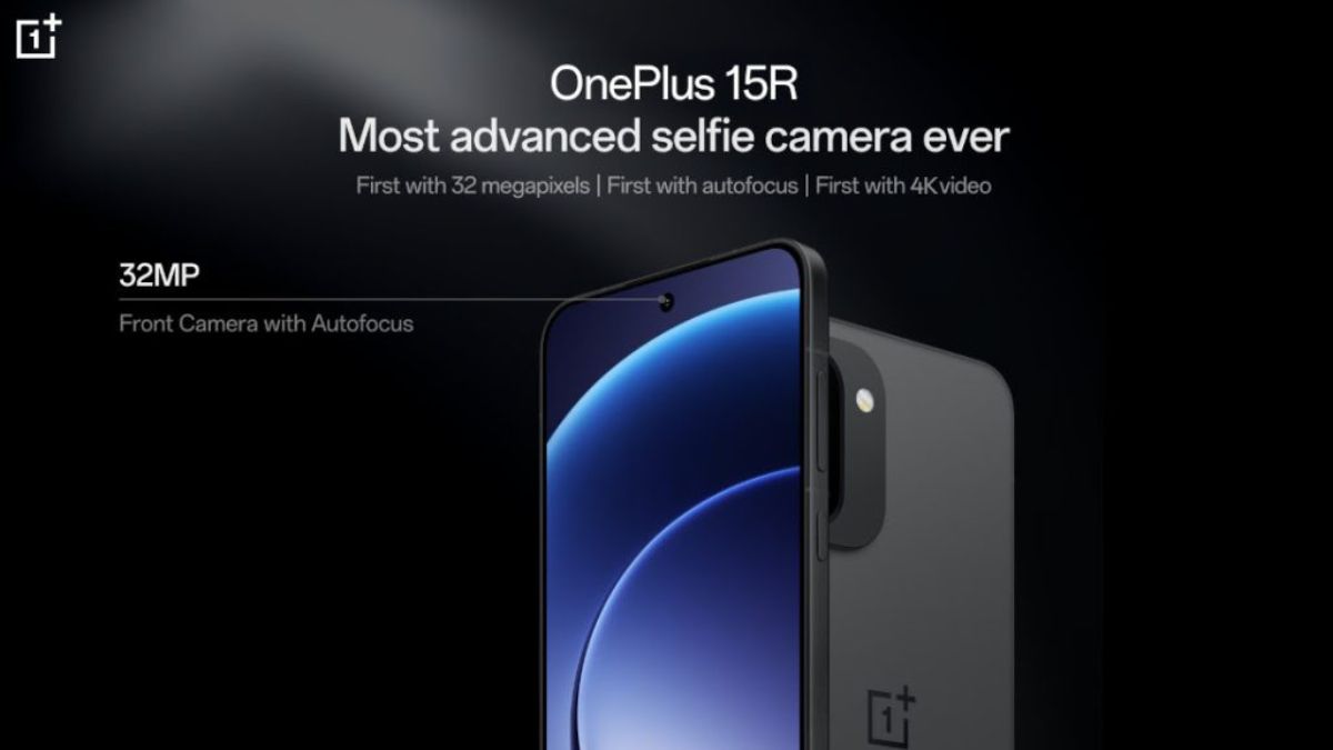 OnePlus 15R to Feature 32MP Selfie Camera with Autofocus and 4K Recording
