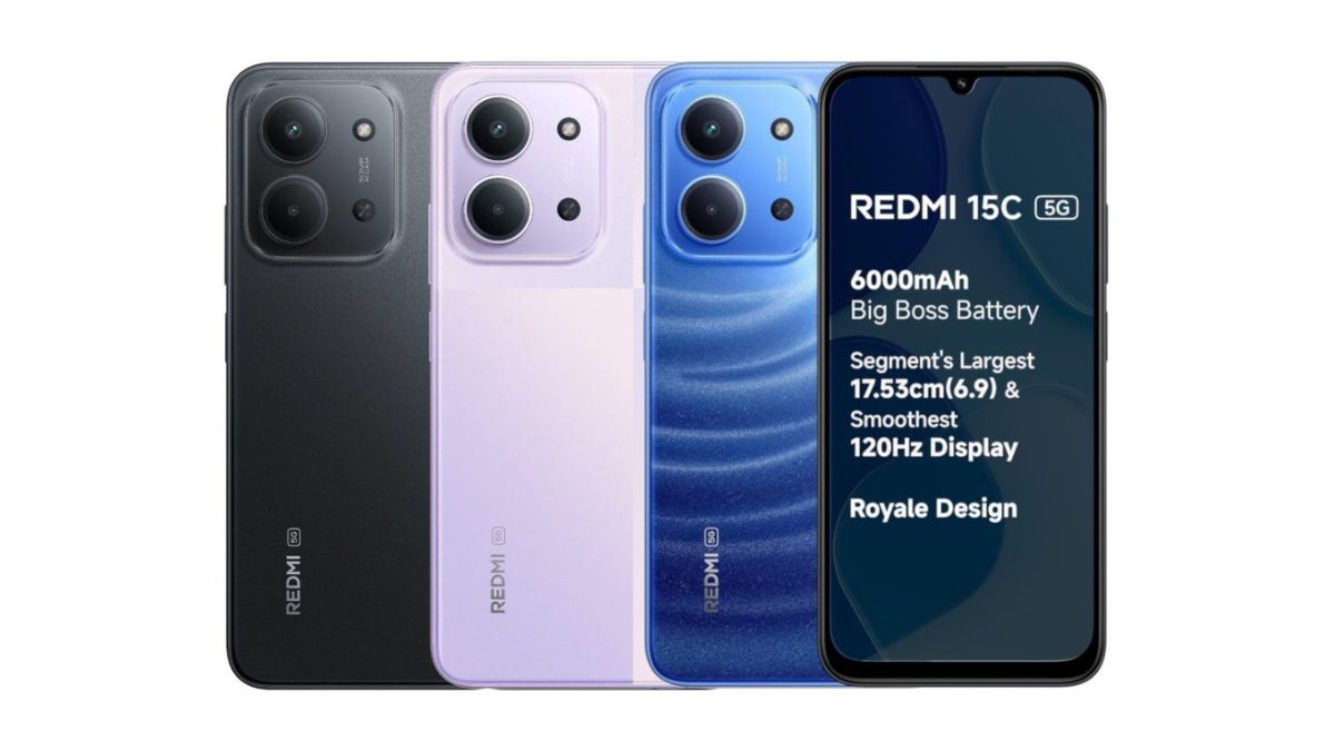 Redmi 15C 5G Launched in India with 6.9-inch 120Hz Display and 6000mAh Battery