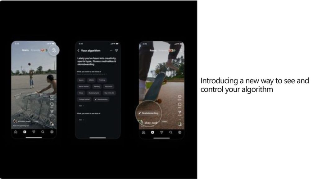 Reels "Your Algorithm"