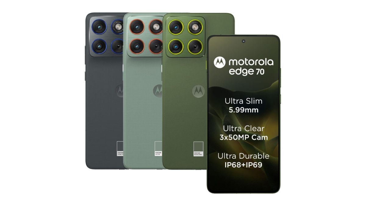 Motorola Edge 70 with Slim Design, 6.7-inch AMOLED display, and Snapdragon 7 Gen 4 Launched in India
