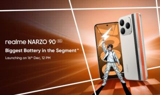 realme Narzo 90 and Narzo 90x to Launch in India on December 16