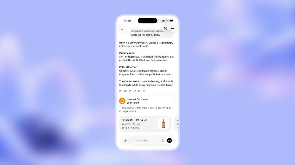 ChatGPT Ads
