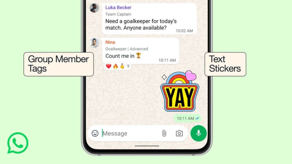 WhatsApp rolls out new group chat features