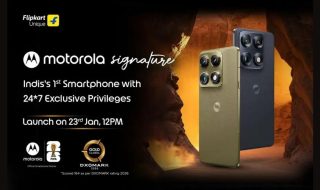 Motorola Signature Set to Launch in India on January 23 With Premium Services and Flagship Specs