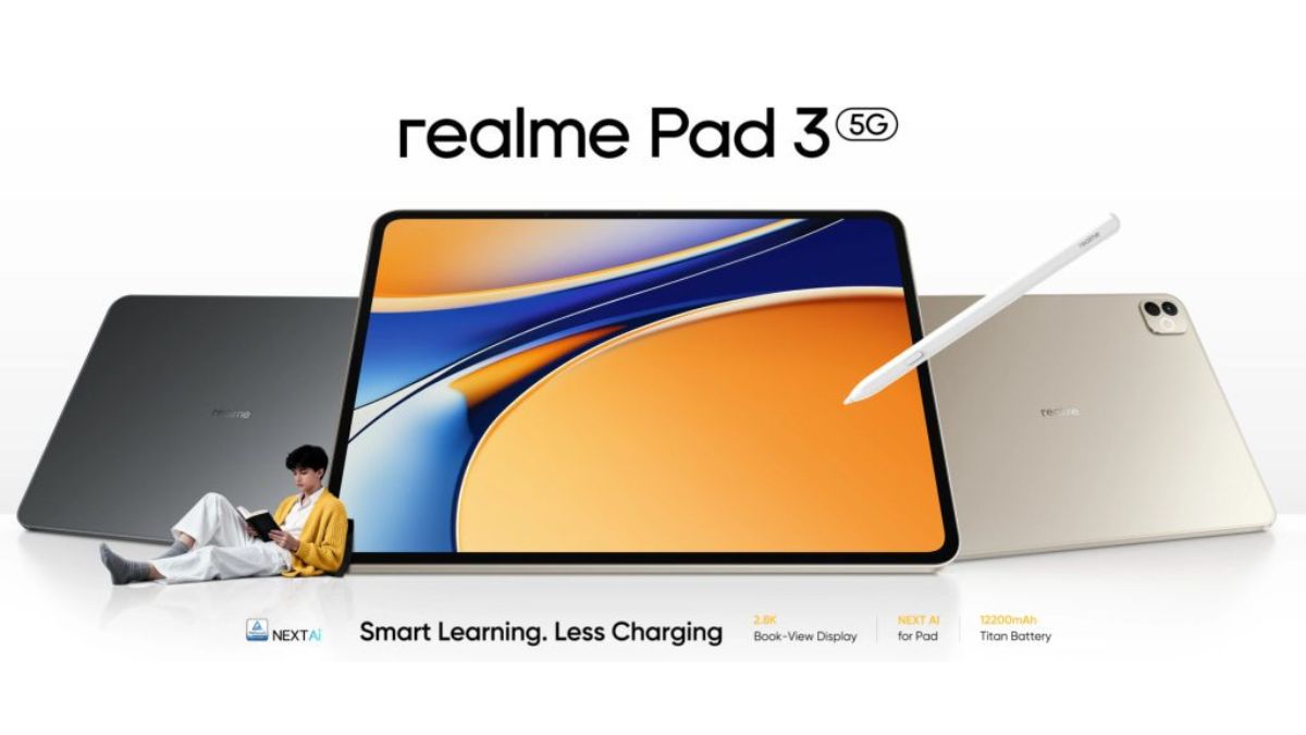 realme Pad 3 with 2.8K display, Dimensity 7300 Max and 5G support launched in India