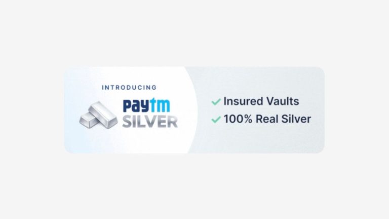 Paytm Launches Digital Silver Savings Starting at ₹20