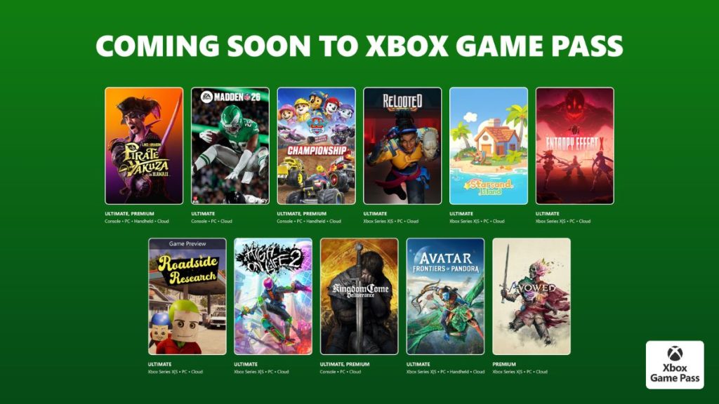 Xbox Game Pass February 2026
