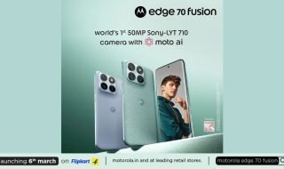 Motorola Edge 70 Fusion India Launch Confirmed for March 6