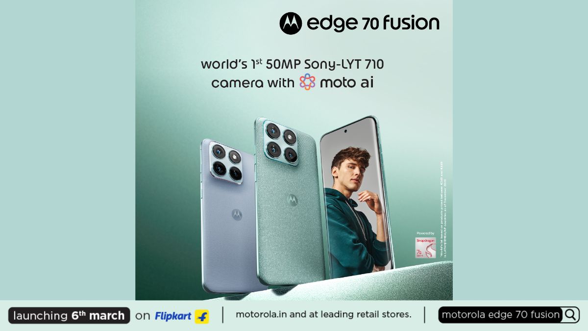 Motorola Edge 70 Fusion India Launch Confirmed for March 6