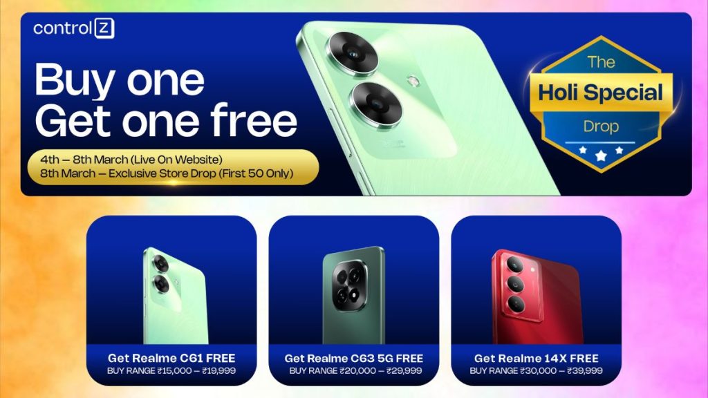 Control Z Launches Holi Sale