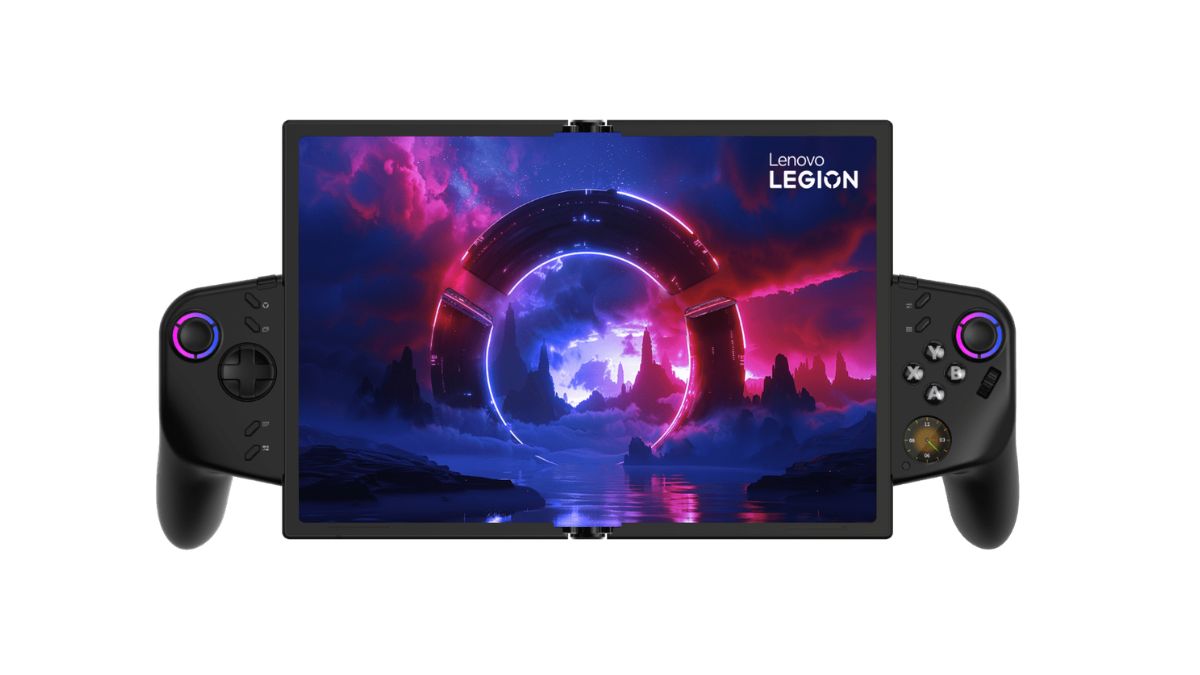 Lenovo Shows Off Legion Go Fold Gaming Handheld with Expandable Screen at MWC