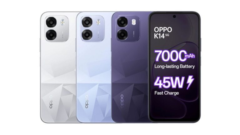 OPPO K14 5G with 120Hz Display and 7000mAh Battery Launched in India