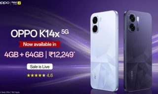 OPPO K14x 5G Gets a New 4GB + 64GB Variant in India
