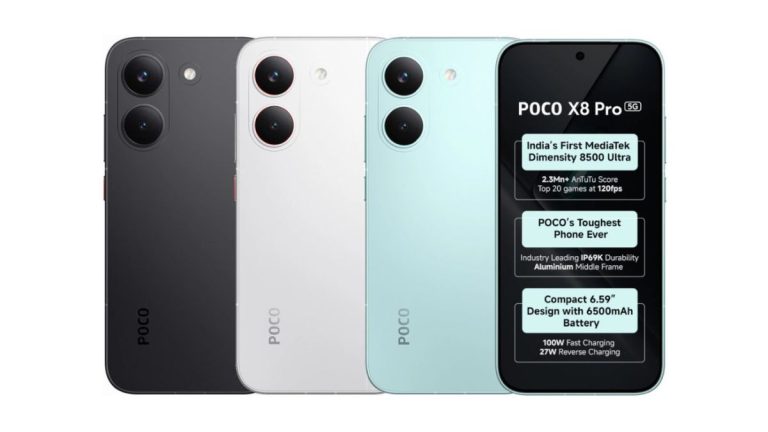 POCO X8 Pro With 1.5K AMOLED Display, Dimensity 8500-Ultra and 6500mAh Battery Launched in India