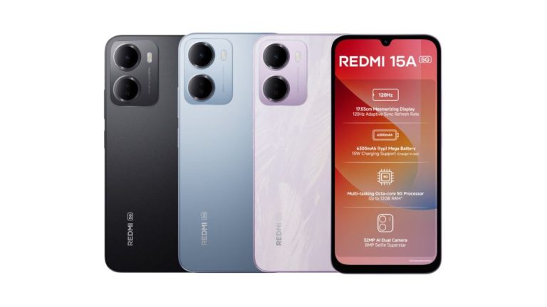 REDMI 15A 5G with 120Hz Display, Big Battery and Long Software Support Launched in India