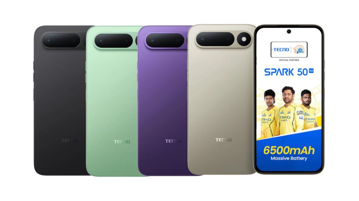 TECNO Spark 50 5G with 120Hz Display, 6500mAh Battery Launched in India