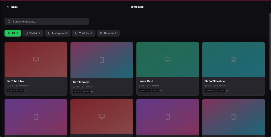 Open Reel video editor