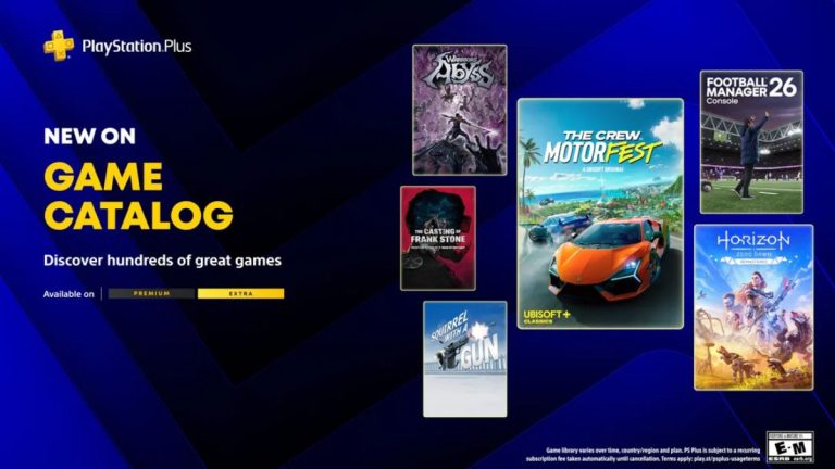 PlayStation Plus April 2026 Lineup Announced: Horizon Zero Dawn Remastered, The Crew Motorfest and More