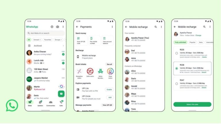 WhatsApp Now Lets Users Recharge Prepaid Mobile Numbers Directly in the App
