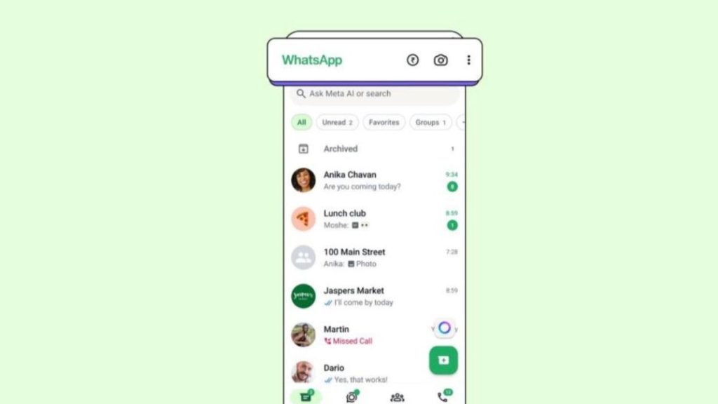 WhatsApp Prepaid recharge
