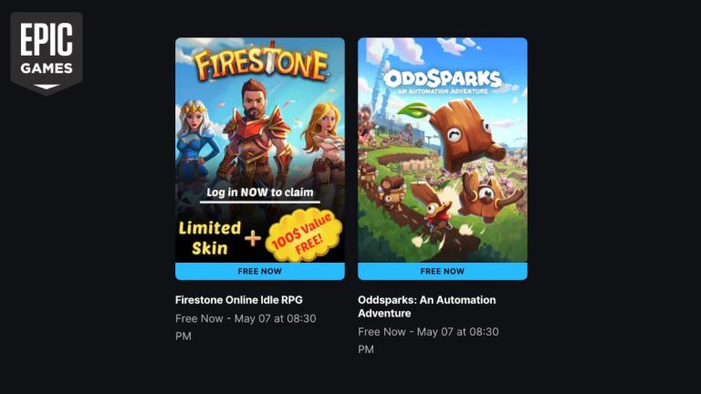 Epic Games Store Offering Firestone Online Idle RPG and Oddsparks: An Automation Adventure for Free This Week