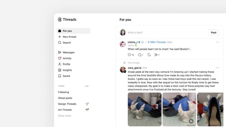 Meta Tests New Threads Web Design with DMs and Better Navigation